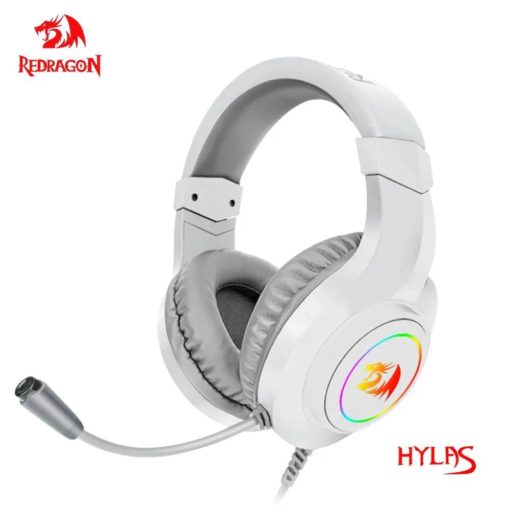 Cuffie da gioco REDRAGON HYLAS H260 RGB, audio surround da 3,5 mm PC XBOX PS