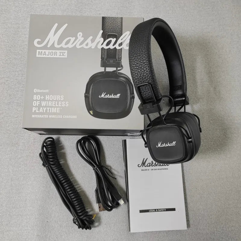 CUFFIE bluetooth MARSHALL Major IV 4. Cuffie wireless Design pieghevole 80 ore.