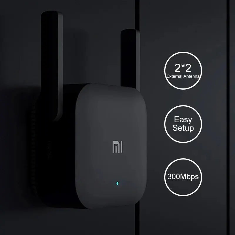 AMPLIFICATORE Xiaomi Wifi Pro 300M 2.4G ripetitore rete Wireless wi-fi Router.