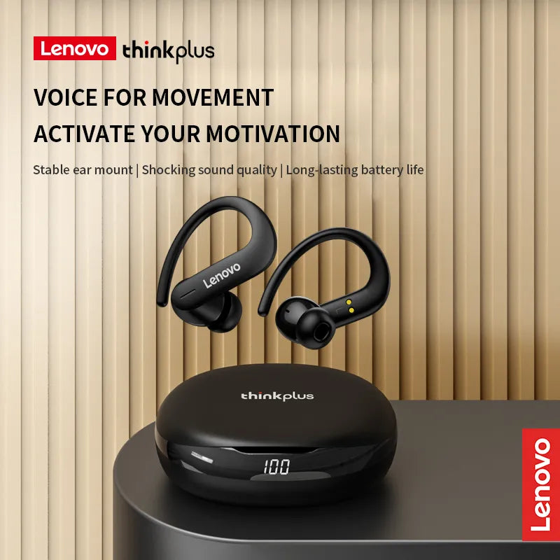 Auricolari Lenovo T50 Bluetooth 5.3 WIRELESS. Riduzione del rumore, impermeabili