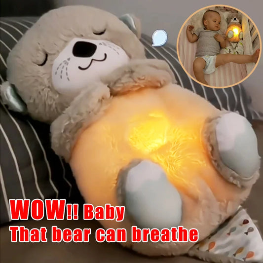 PELUCHE rilassante che respira. Ideale per far addormentare i BAMBINI. Con luce.