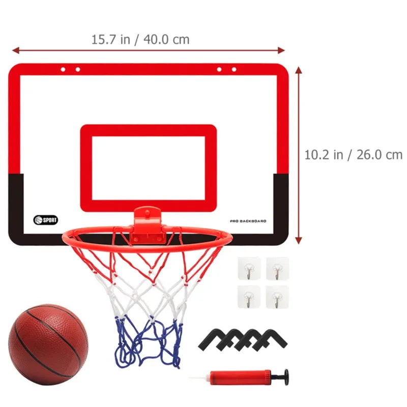 SET Canestro da BASKET per bambini. Per interno ed esterno con facile montaggio.