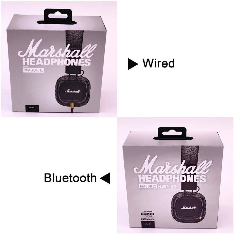 Cuffie Wireless MARSHALL MAJOR II.Cuffie Bluetooth sportive PIEGHEVOLI portatili