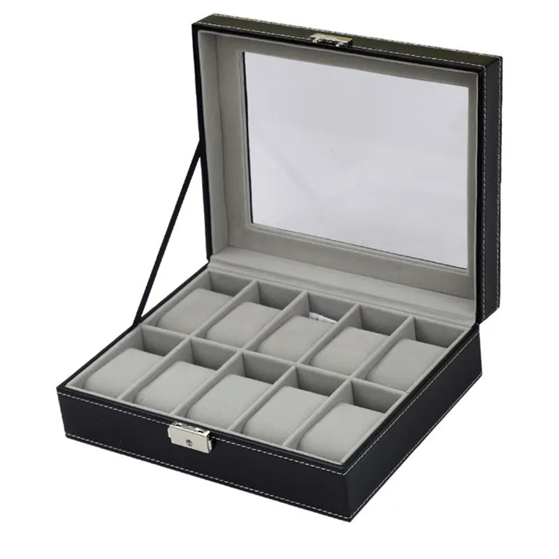 COFANETTO box con VETRINA porta orologi. 2-3-4-5-6-12 posti. Custodia OROLOGI.