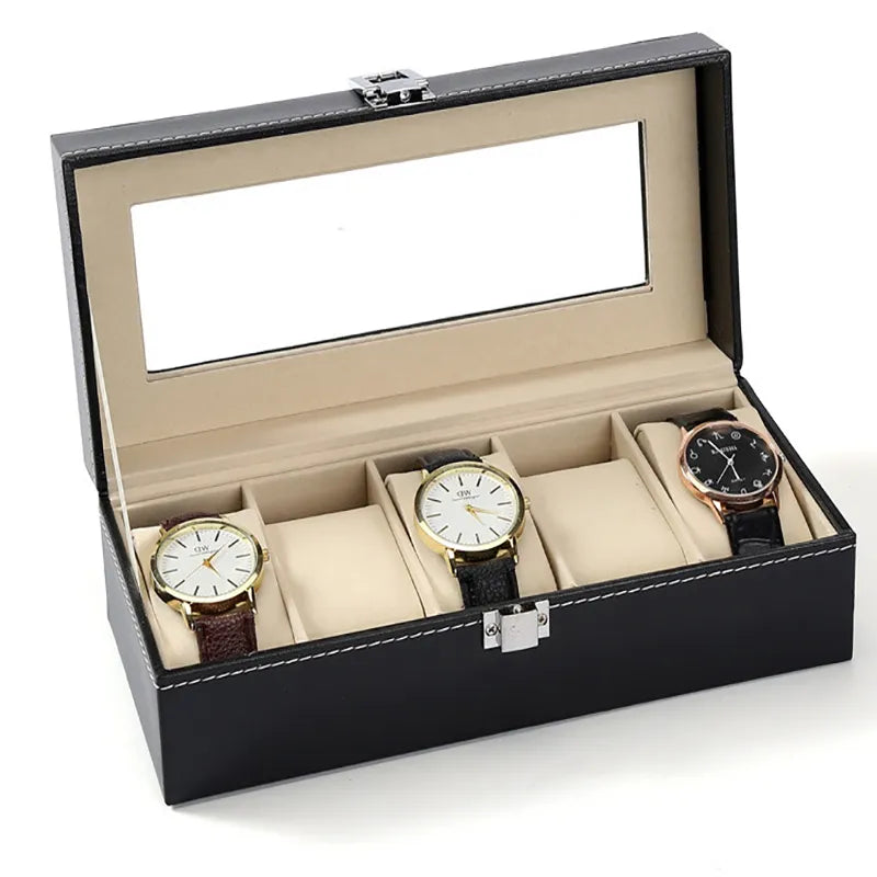 COFANETTO box con VETRINA porta orologi. 2-3-4-5-6-12 posti. Custodia OROLOGI.