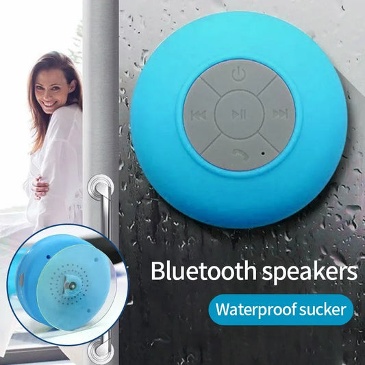 Altoparlante Bluetooth senza fili IMPERMEABILE da bagno Grande ventosa portatile