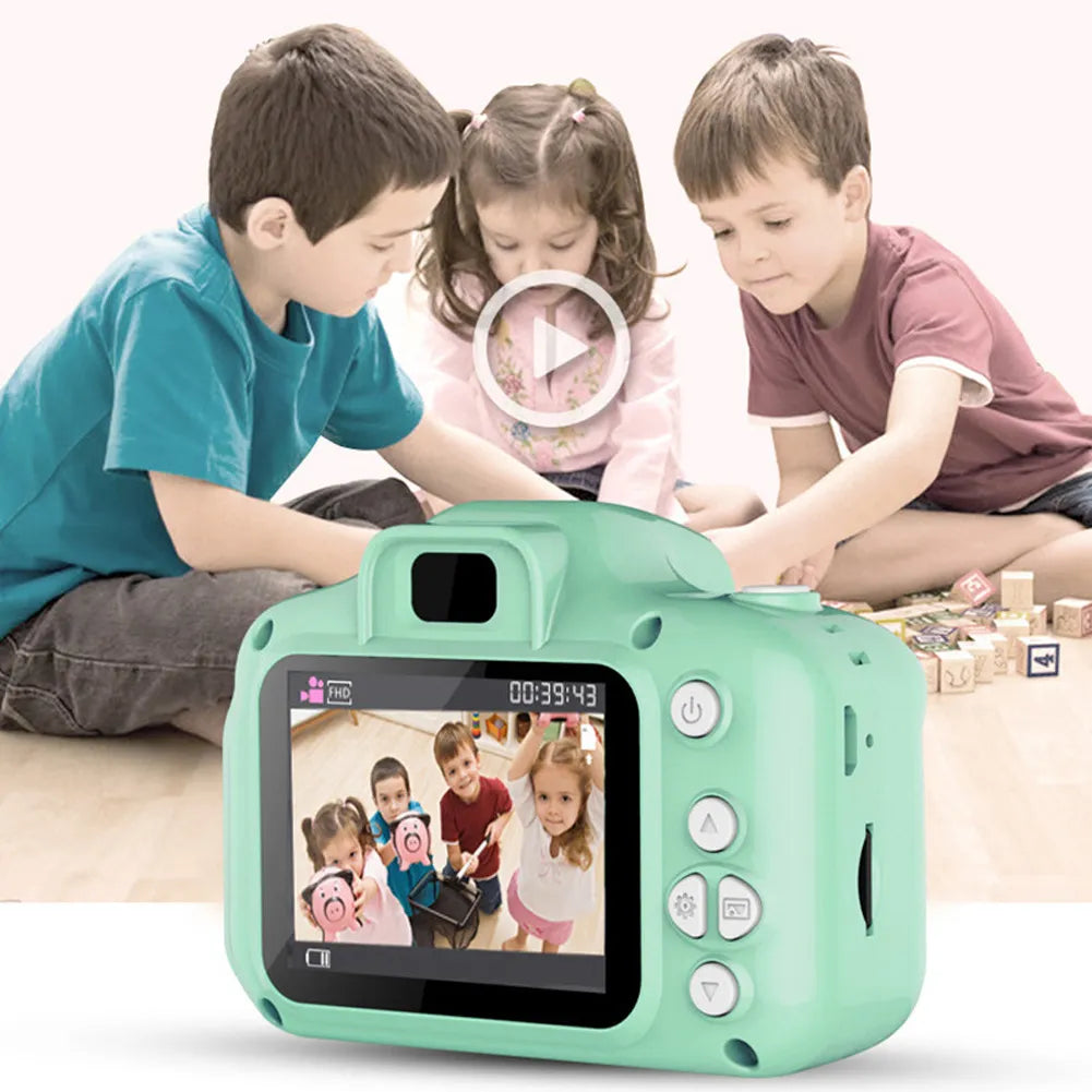 FOTOCAMERA per bambini impermeabile 1080P HD con CARD da 32 GB.