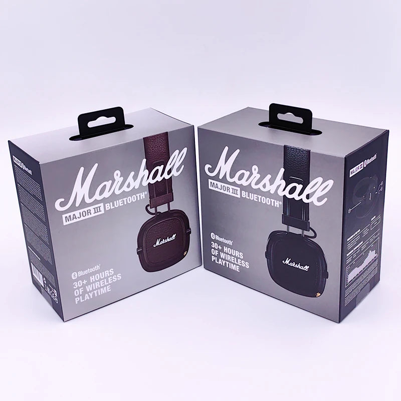 Cuffie Wireless MARSHALL MAJOR III. Cuffie MUSIC Bluetooth PIEGHEVOLI portatili.