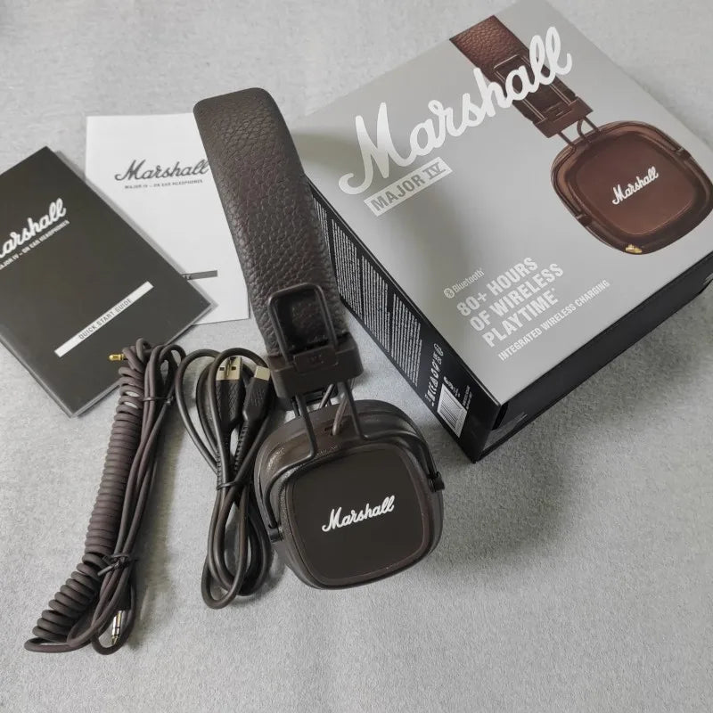 CUFFIE bluetooth MARSHALL Major IV 4. Cuffie wireless Design pieghevole 80 ore.