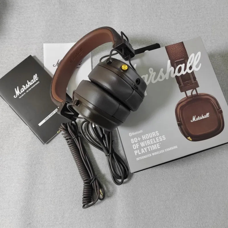 CUFFIE bluetooth MARSHALL Major IV 4. Cuffie wireless Design pieghevole 80 ore.