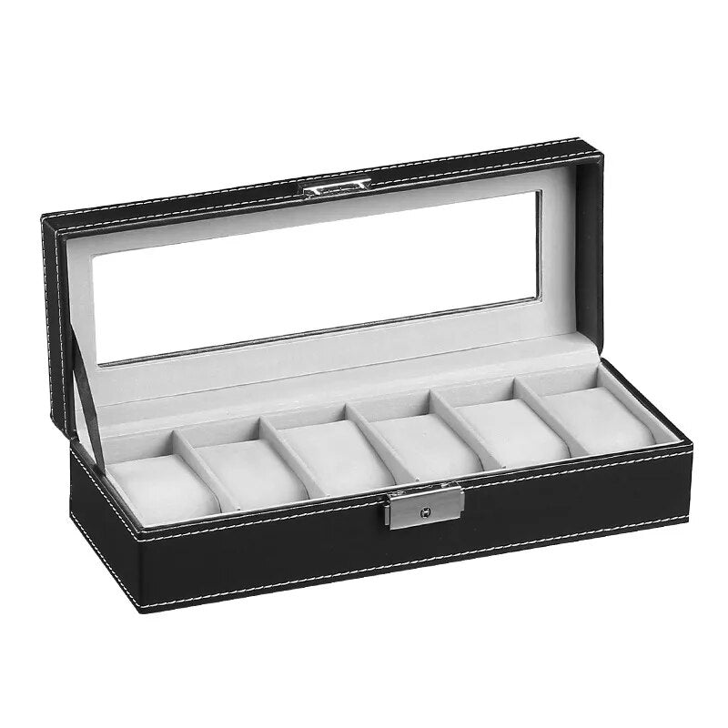 COFANETTO box con VETRINA porta orologi. 2-3-4-5-6-12 posti. Custodia OROLOGI.