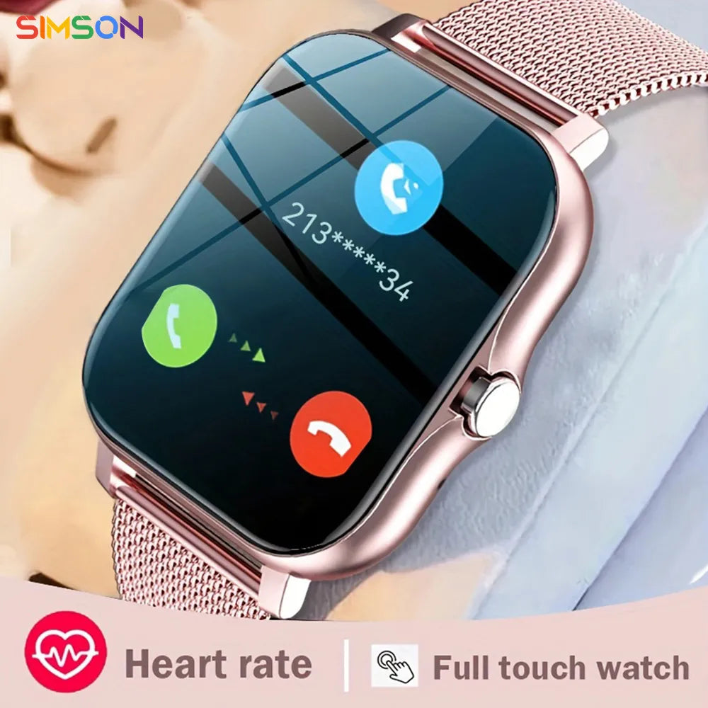 Nuovo SmartWatch telefono Android 1.44 "schermo a colori Full Touch per donna.