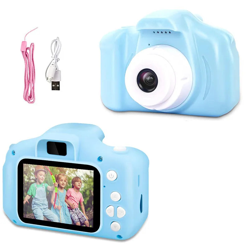 FOTOCAMERA per bambini impermeabile 1080P HD con CARD da 32 GB.