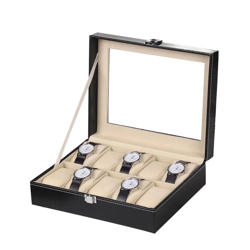 COFANETTO box con VETRINA porta orologi. 2-3-4-5-6-12 posti. Custodia OROLOGI.