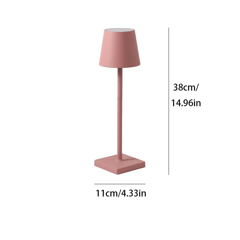 LAMPADA da tavolo a LED. Ricaricabile USB, disponibile in vari colori.