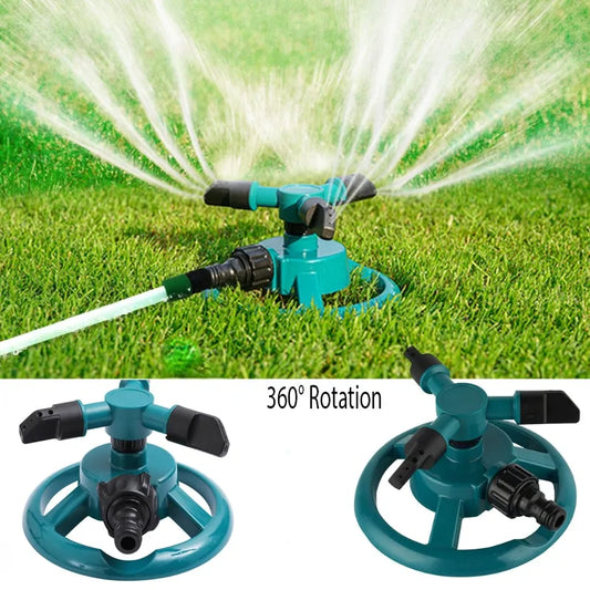 Attrezzo per GIARDINAGGIO. Irrigatore d'acqua rotante AUTOMATICO a 360 gradi.